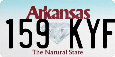 AR license plate 159KYF