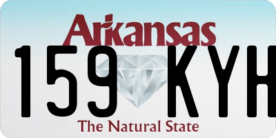 AR license plate 159KYH