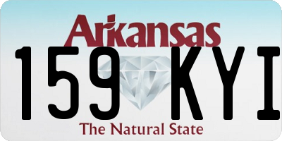 AR license plate 159KYI