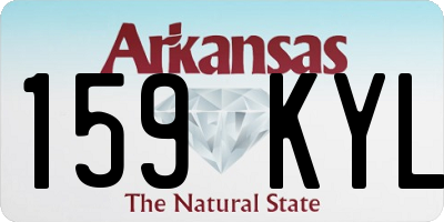 AR license plate 159KYL