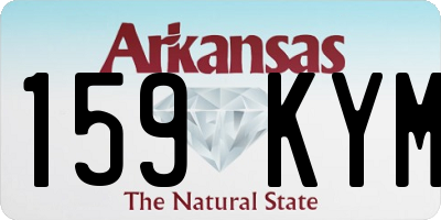 AR license plate 159KYM