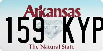 AR license plate 159KYP