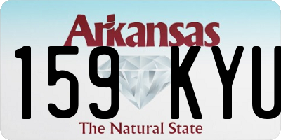 AR license plate 159KYU