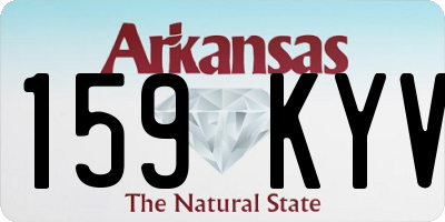 AR license plate 159KYV