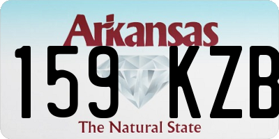 AR license plate 159KZB