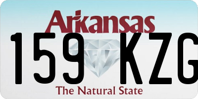 AR license plate 159KZG