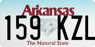AR license plate 159KZL