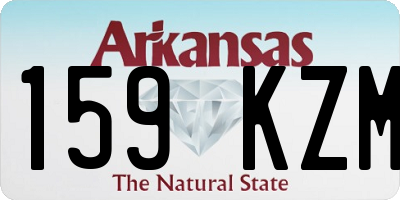 AR license plate 159KZM