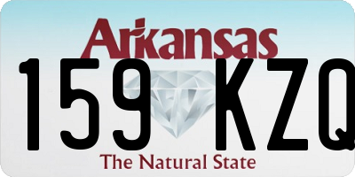 AR license plate 159KZQ