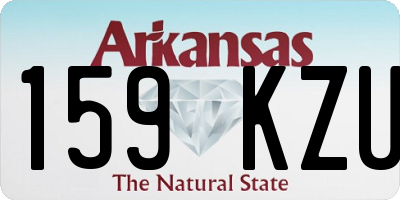 AR license plate 159KZU