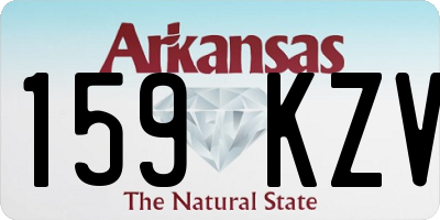 AR license plate 159KZV