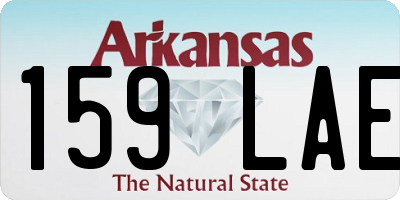 AR license plate 159LAE