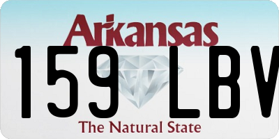 AR license plate 159LBV
