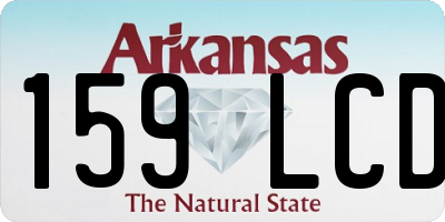 AR license plate 159LCD
