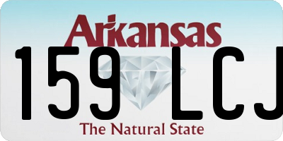 AR license plate 159LCJ