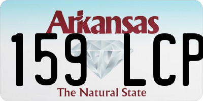 AR license plate 159LCP