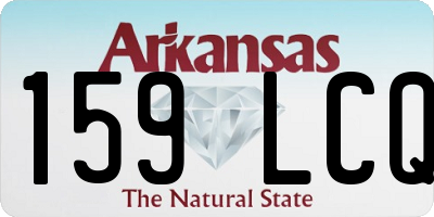 AR license plate 159LCQ