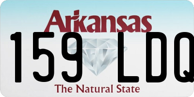 AR license plate 159LDQ