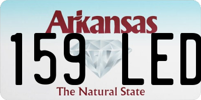 AR license plate 159LED