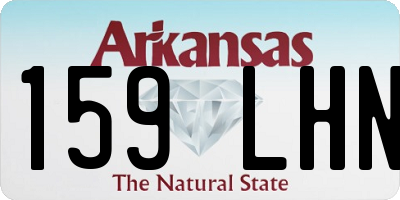 AR license plate 159LHN