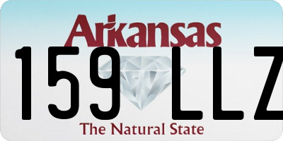 AR license plate 159LLZ