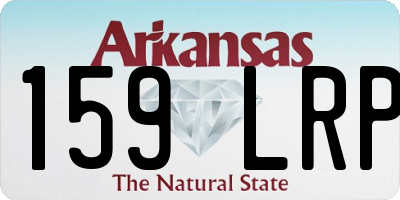 AR license plate 159LRP