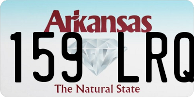 AR license plate 159LRQ