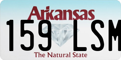 AR license plate 159LSM