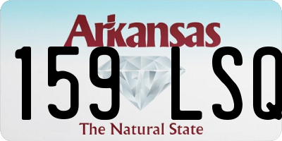 AR license plate 159LSQ