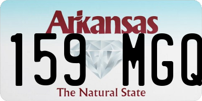 AR license plate 159MGQ