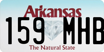AR license plate 159MHB