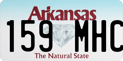 AR license plate 159MHC