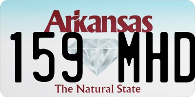 AR license plate 159MHD