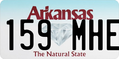AR license plate 159MHE