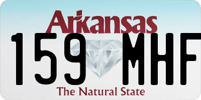 AR license plate 159MHF