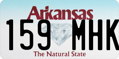 AR license plate 159MHK