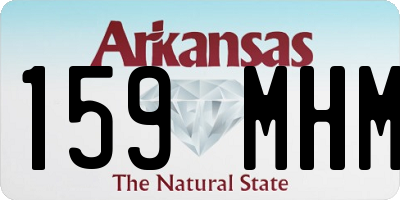 AR license plate 159MHM