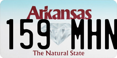 AR license plate 159MHN
