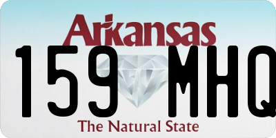 AR license plate 159MHQ