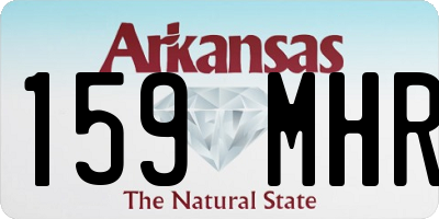 AR license plate 159MHR