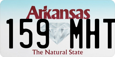 AR license plate 159MHT