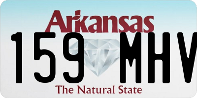 AR license plate 159MHV