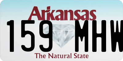 AR license plate 159MHW