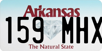 AR license plate 159MHX