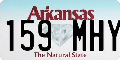 AR license plate 159MHY