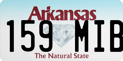 AR license plate 159MIB
