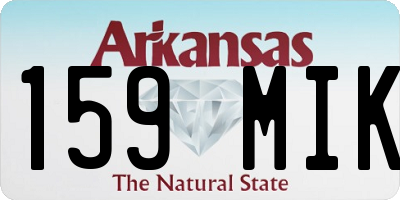 AR license plate 159MIK