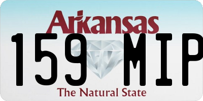 AR license plate 159MIP