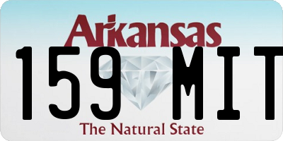 AR license plate 159MIT