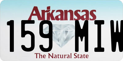 AR license plate 159MIW